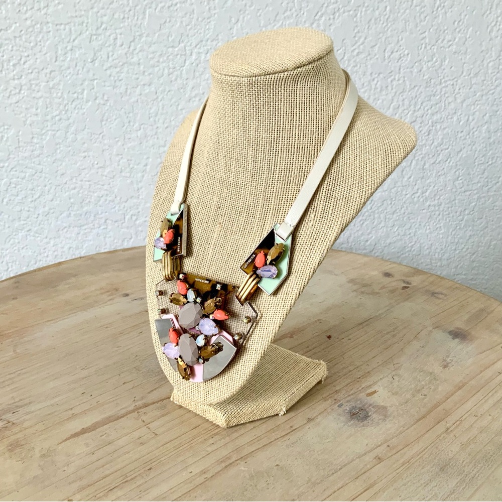 J. Crew Modern Bib Statement Necklace - image 2
